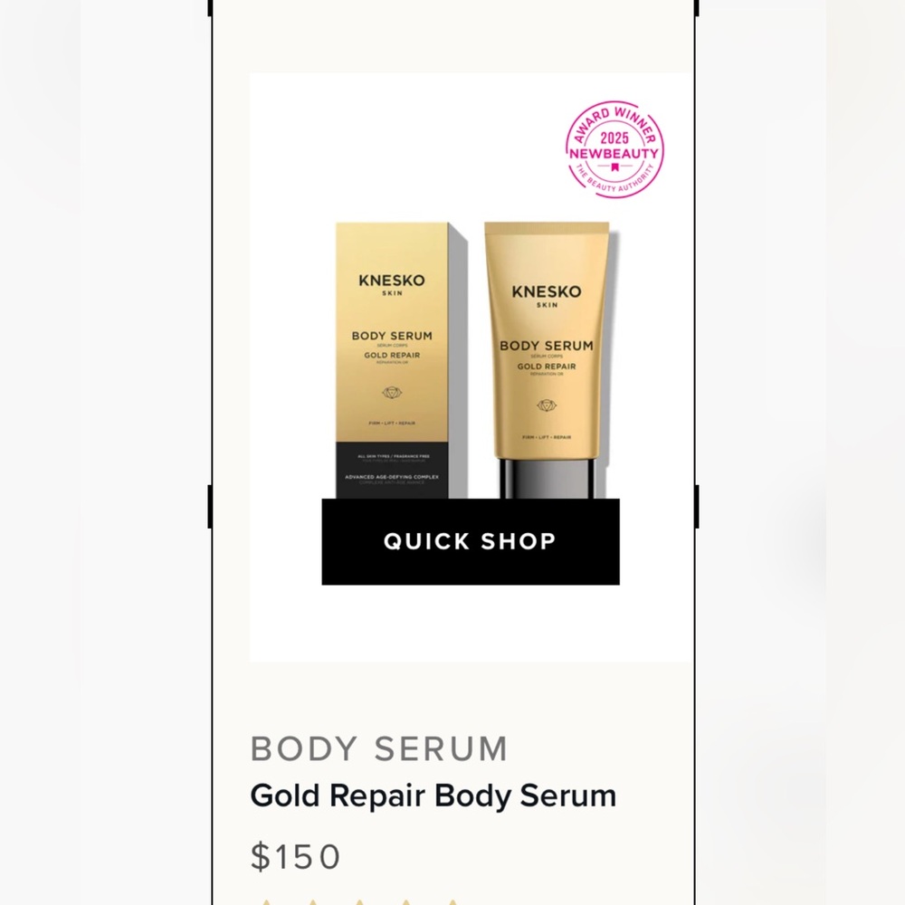KNESKO Skin Gold Repair Body Serum - luxury skincare